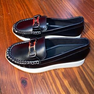 Casual Comfortable platform Loafers Slip on Flat Boat Shoes